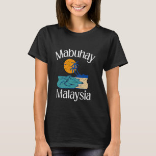 Camiseta Mabuhay Malásia Filipinas Saudando Tagalog Pino