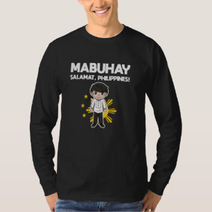 Camiseta Mabuhay Salamat Filipinas Pilipinas Orud Filipe