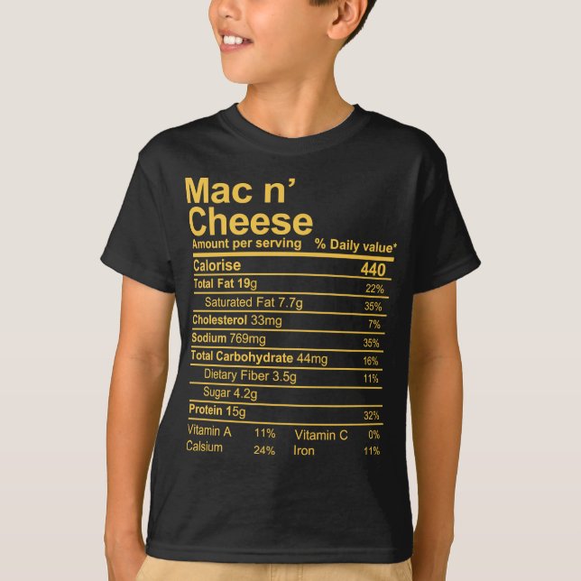 Camiseta Mac e queijo (Frente)