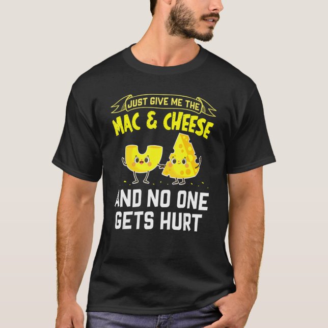 Camiseta Mac E Queijo Macaroni Cheesy Noodle (Frente)