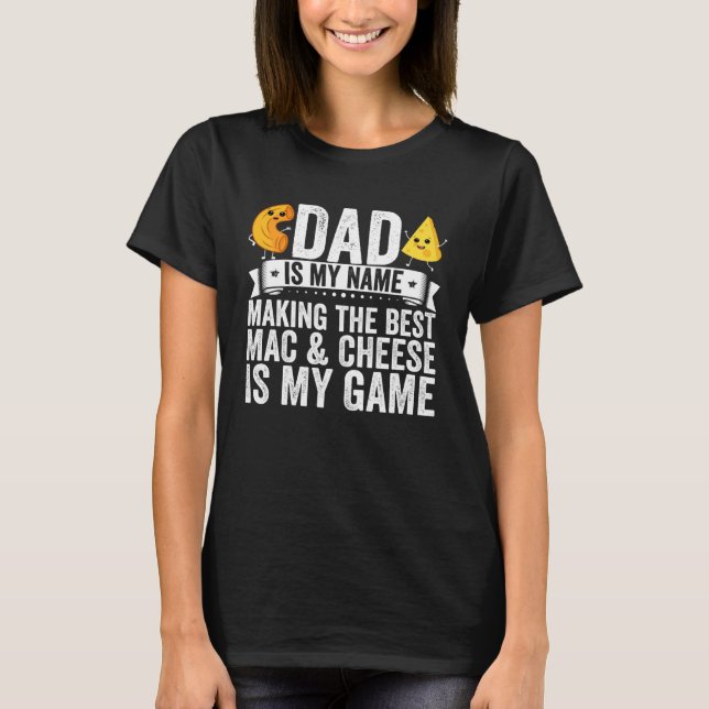 Camiseta Mac E Queijo Macaroni Comida Mac N Queijo Para Hom (Frente)