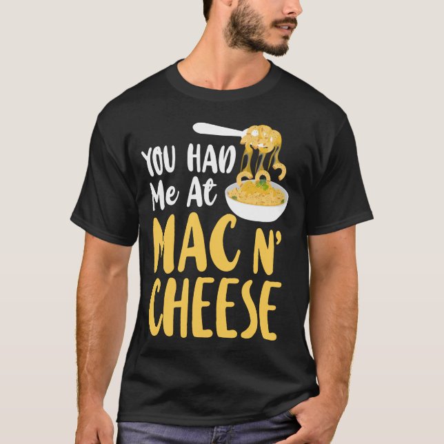 Camiseta Mac E Queijo Você Me Teve Na Mac & Cheese Girl (Frente)