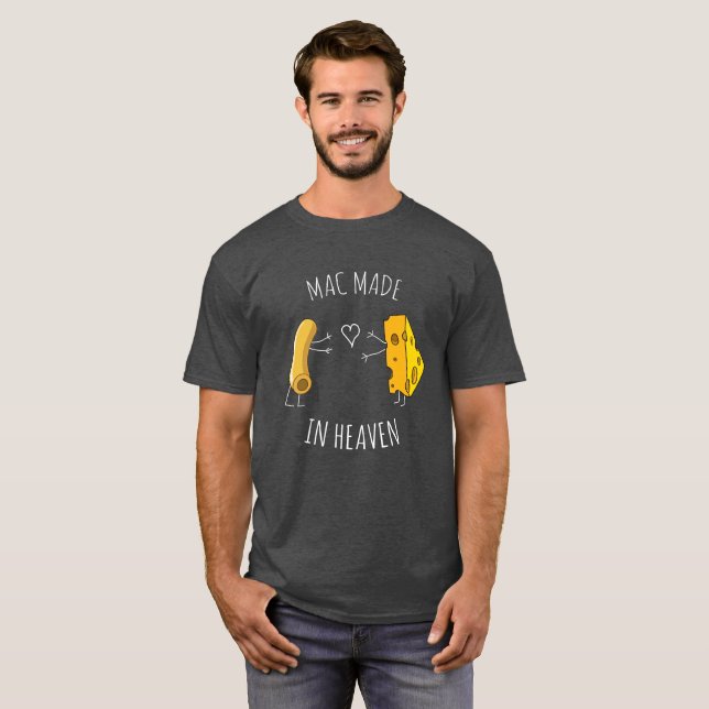 Camiseta Mac engraçado feito no céu (Frente Completa)