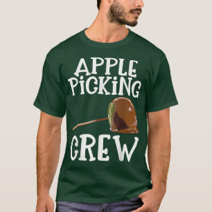 Camiseta Maçã Adormecida Escolhendo Tripulação Mulheres Enr