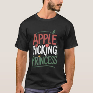 Camiseta Maçã Bonita Escolhendo Princesa Crianças Bebê Cai