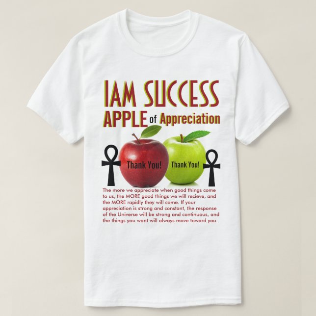 CAMISETA MAÇÃ DE APRECIAÇÃO (Frente do Design)