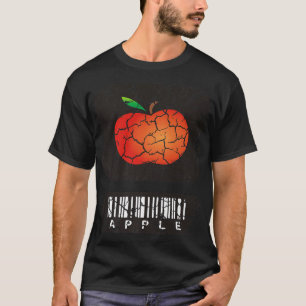 Camiseta Maçã de espuma de Cozinhar comida, aflada