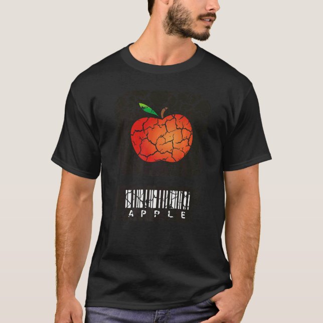 Camiseta Maçã de espuma de Cozinhar comida, aflada (Frente)