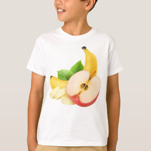 Camiseta Maçã e banana