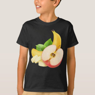 Camiseta Maçã e banana