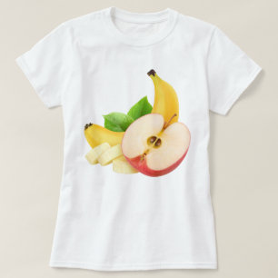Camiseta Maçã e banana