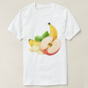 Camiseta Maçã e banana
