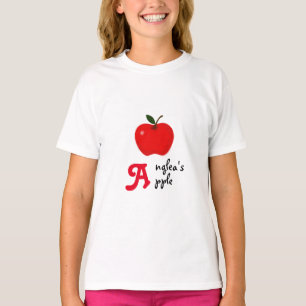 Camiseta Maçã fresca para Fashion com seu nome nele