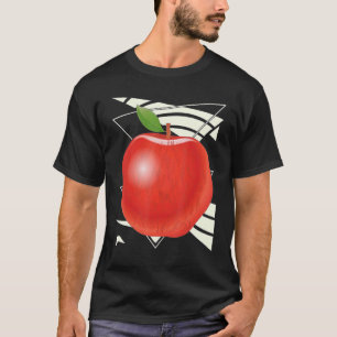 Camiseta Maçã Fruta Alimento Vegano Vitaminas Fruta Maçã 1