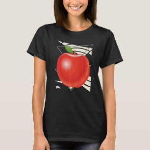 Camiseta Maçã Fruta Alimento Vegano Vitaminas Fruta Maçã 1