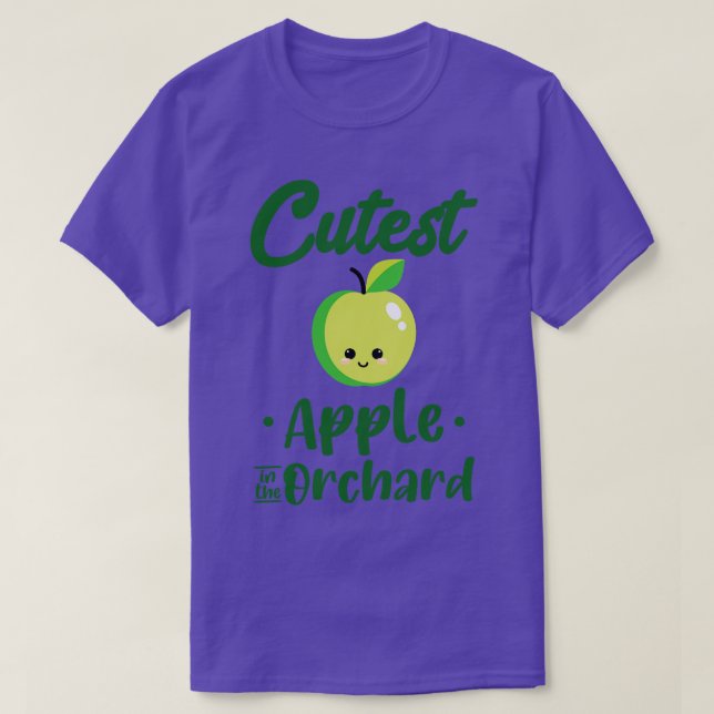 Camiseta Maçã Mais Cortada Na Design Do Orchard Fruta (Frente do Design)