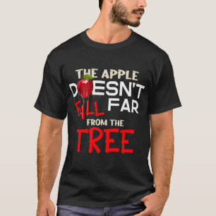 Camiseta Maçã não cai longe da trilha da Maçã