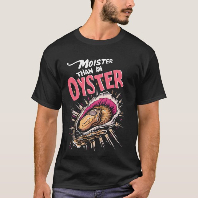 Camiseta Maçã Que Ostra - Engraçado Amor De Ostra De Marisc (Frente)