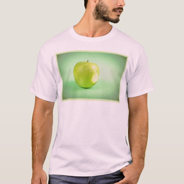 Camiseta "Maçã Verde" Foto Bela. Compre agora (Frente)