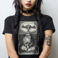 Macabre Skull Medieval Tarot Victorian Gothic