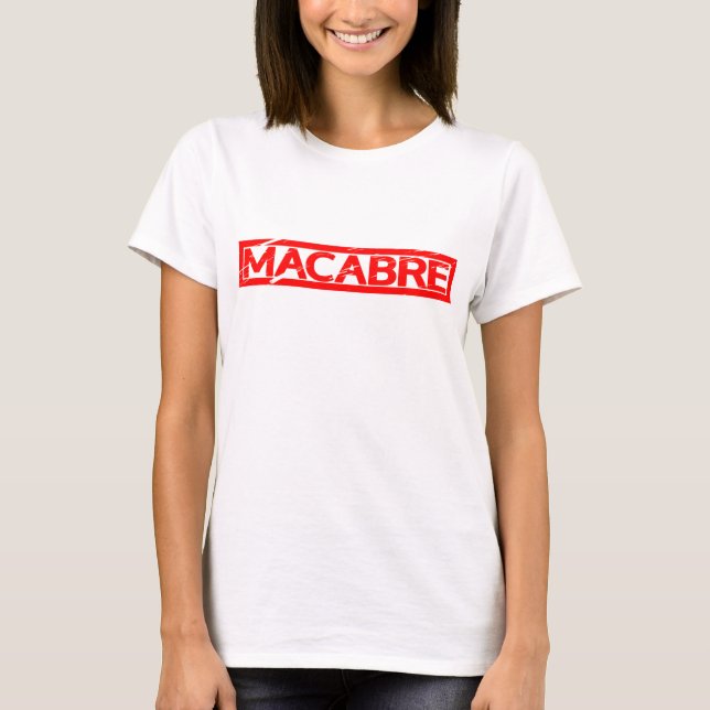 Camiseta Macabre Stamp (Frente)