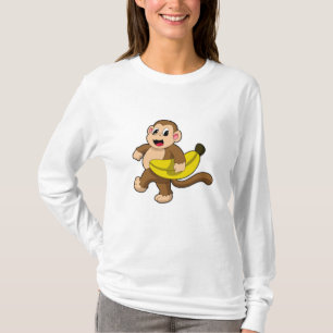 Camiseta Macaco a Correr com Banana