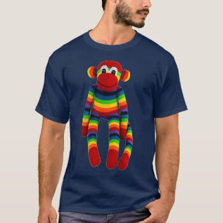 Camiseta Macaco Arco-Íris