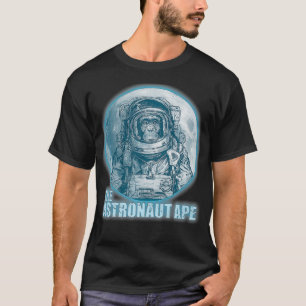 Camiseta Macaco Astronauta Ape Chimpanzé Spac
