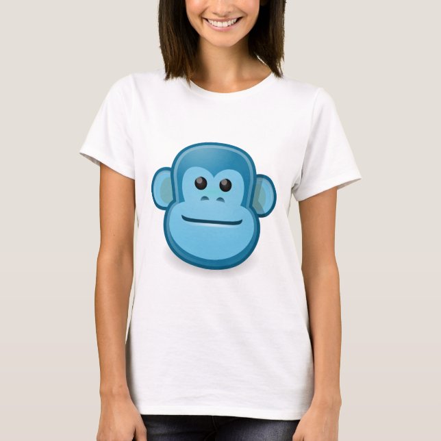 Camiseta Macaco azul (Frente)