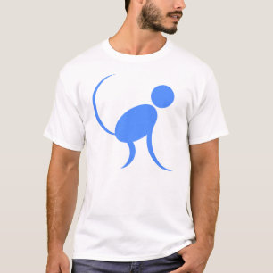 Camiseta Macaco azul
