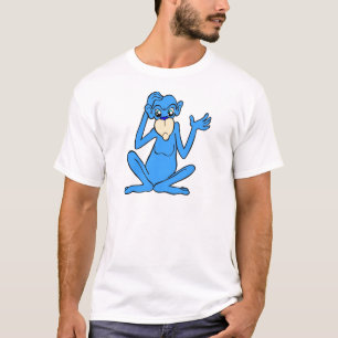 Camiseta Macaco azul pequeno