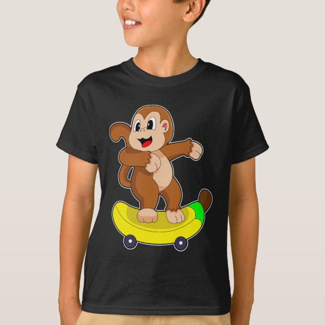 Camiseta Macaco Banana Skater (Frente)