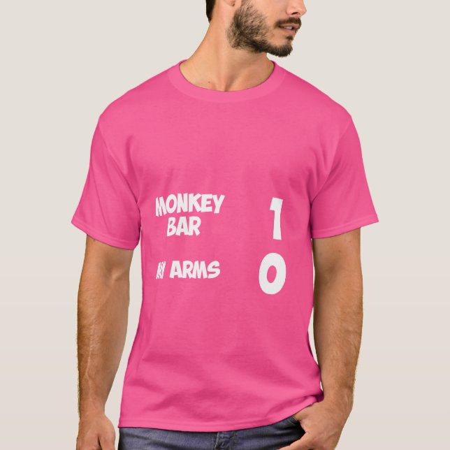 Camiseta Macaco Bar 1 Meus Braços 0 Ferido Braço Quebrado H (Frente)