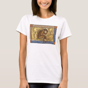 Camiseta Macaco Bestiário Medieval c. 1270