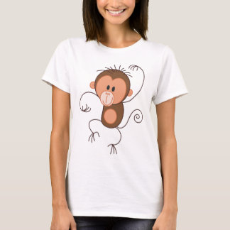 Camiseta Macaco bonito da dança