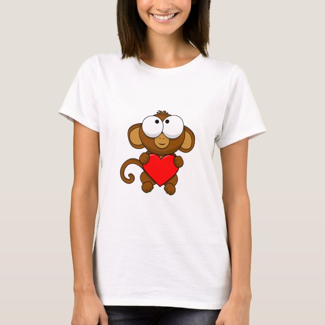 Camiseta Macaco Bonito De Amor (Frente)