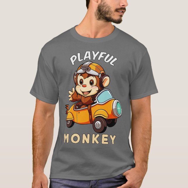 Camiseta Macaco Brincalhão (Frente)