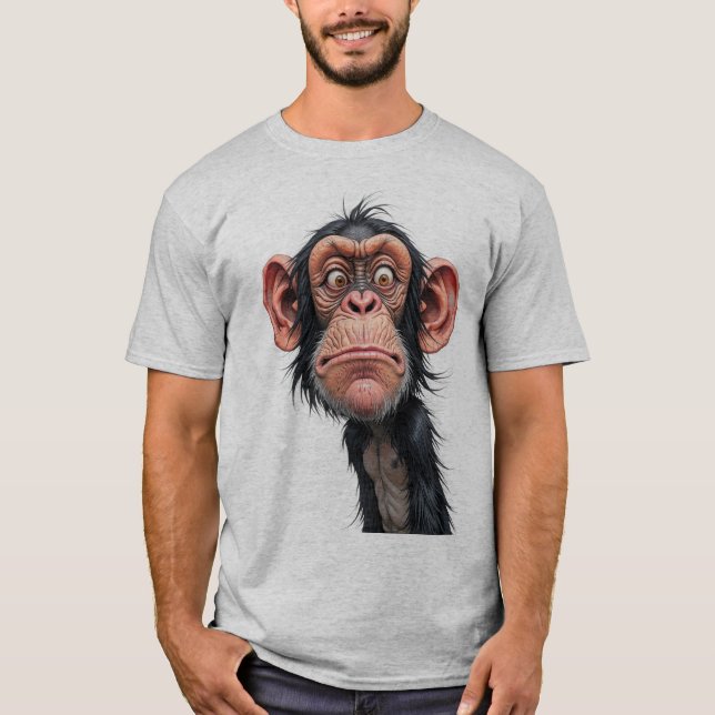 Camiseta macaco caprichoso (Frente)