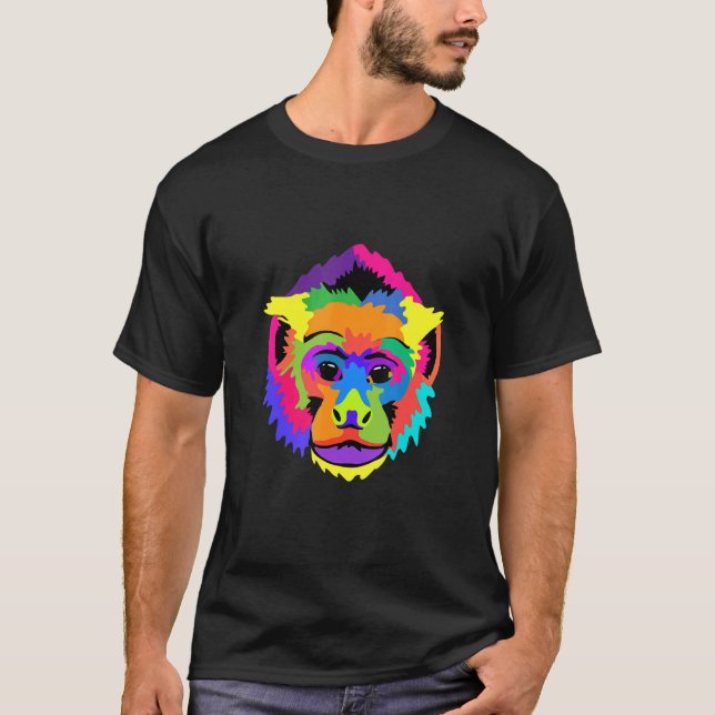 Camiseta Macaco Capuchin pop (Frente)
