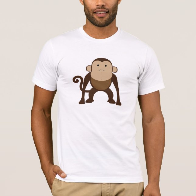 Camiseta Macaco castanho-cinto (Frente)