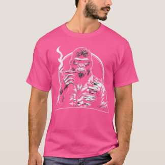 Camiseta Macaco Charuto Gorila Fumando Charuto
