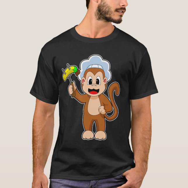 Camiseta Macaco Chef Banana (Frente)