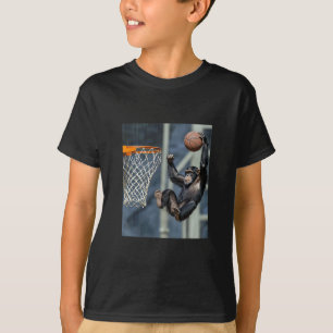 Camiseta Macaco Chimpanzé Desenho Engraçado Gráfico
