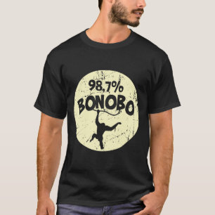 Camiseta Macaco Chimpanzé DNA de Bonobo