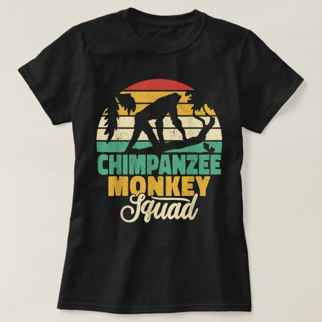 Camiseta Macaco-chimpanzé macaco-chimpanzé macaco macaco-ch (Frente do Design)