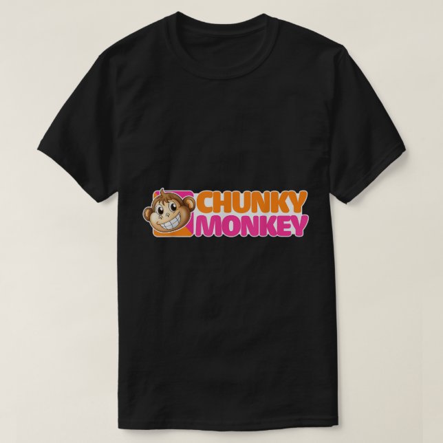 Camiseta Macaco Chunky Engraçado Dizendo Humor Sarcástico N (Frente do Design)