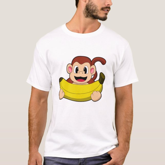 Camiseta Macaco com Banana (Frente)