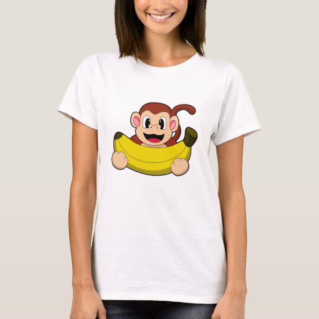 Camiseta Macaco com Banana (Frente)