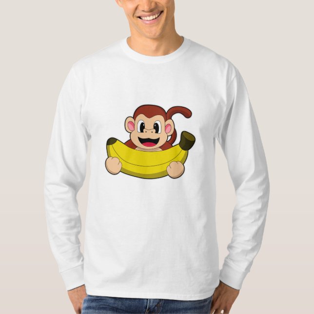 Camiseta Macaco com Banana (Frente)
