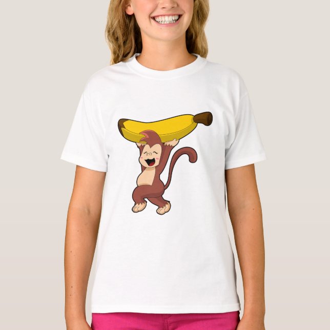 Camiseta Macaco com Banana (Frente)